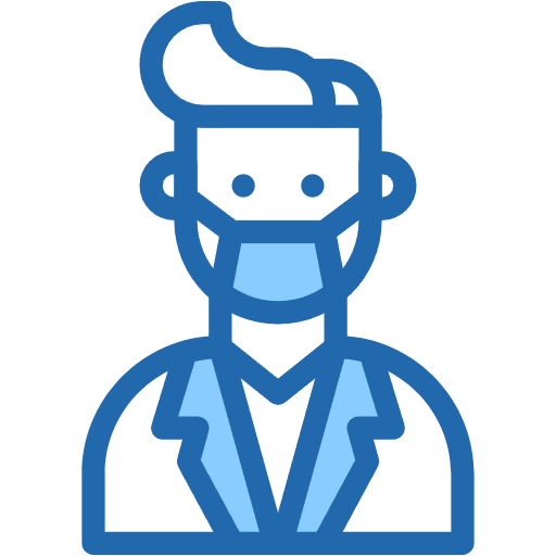 Free pharmacist icon two-color style