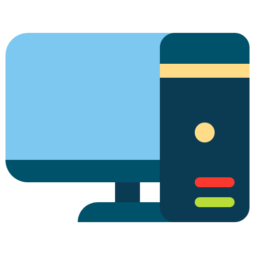 Free Computer icon Flat style