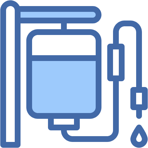Free Intravenous Therapy icon two-color style