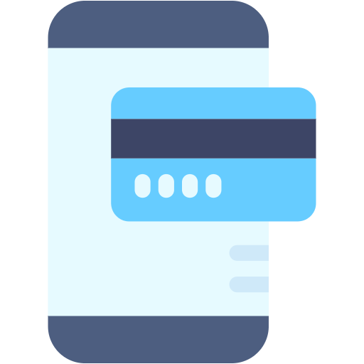 Free Mobile Banking icon Flat style