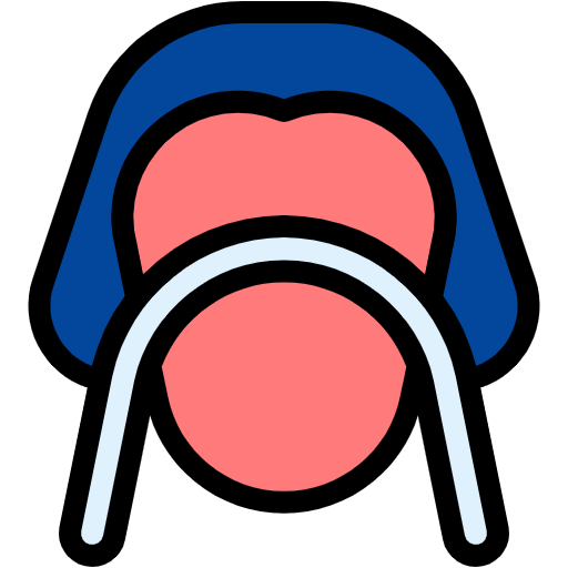 Free Tongue Cleaner icon lineal-color style
