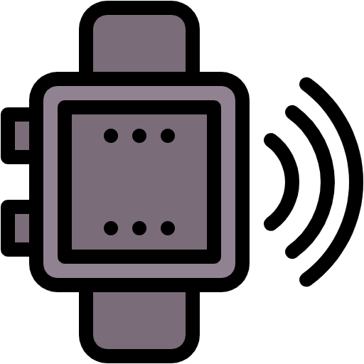 Free Smart Watch icon lineal-color style