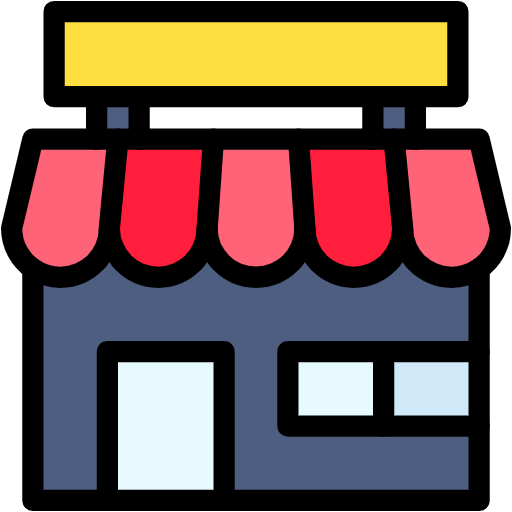 Free Shop Store icon Lineal Color style