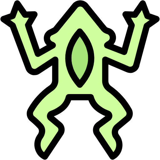 Free Frog icon lineal-color style