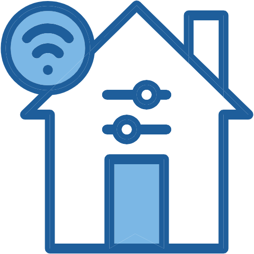 Free Smart Home icon Two Color style