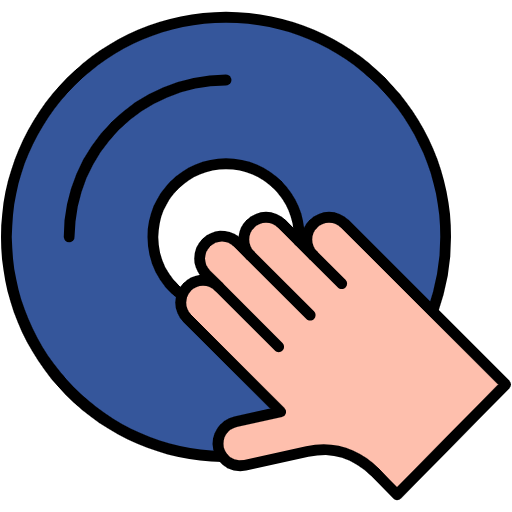 Free Dvd icon lineal-color style