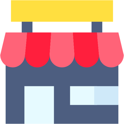 Free Shop Store icon Flat style