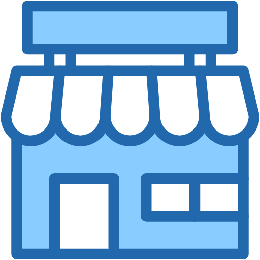 Free Shop Store icon Two Color style