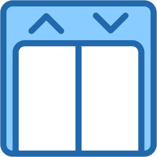 Free Elevator icon two-color style