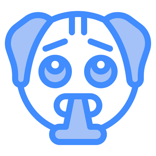 Free Puke icon two-color style