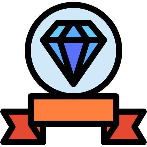 Free Premium Diamond icon Lineal Color style