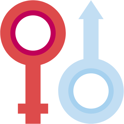 Free Gender icon flat style