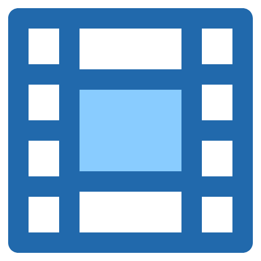 Free Movie icon two-color style