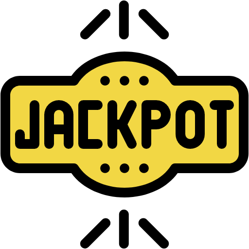 Free Jackpot icon lineal-color style