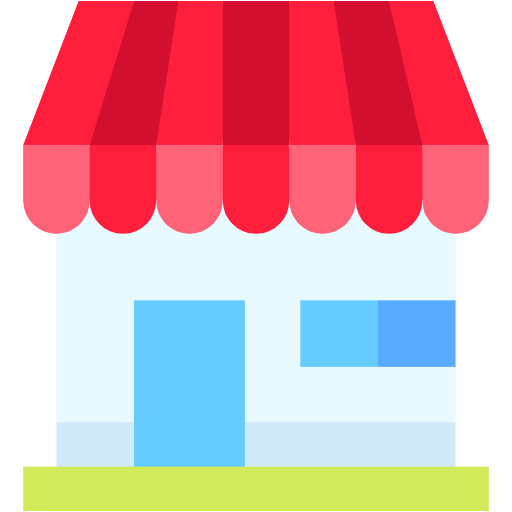 Free Shop icon Flat style