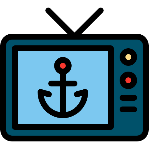 Free Anchor icon lineal-color style