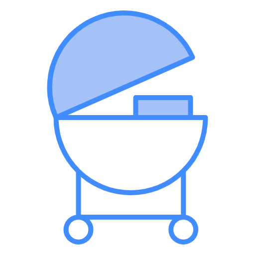 Free Bbq Grill icon two-color style