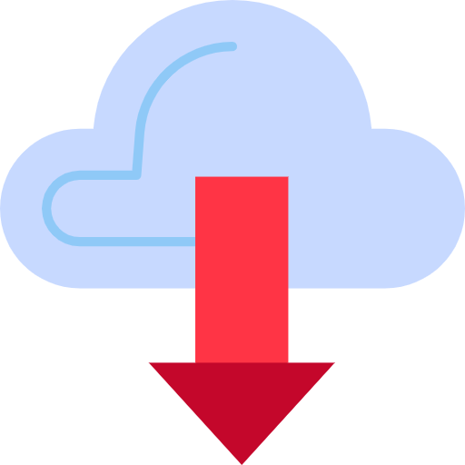 Free Cloud icon flat style