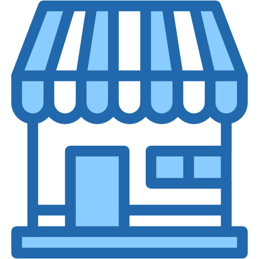 Free Shop icon Two Color style