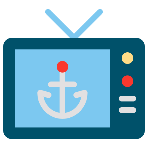 Free Anchor icon Flat style