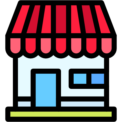 Free Shop icon Lineal Color style