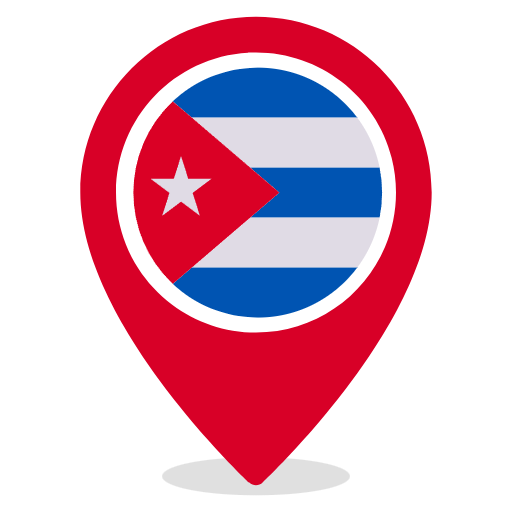 Free Cuba icon flat style