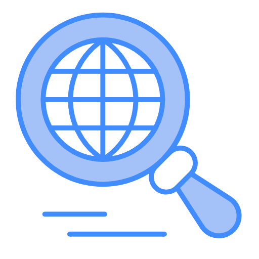 Free Global icon two-color style