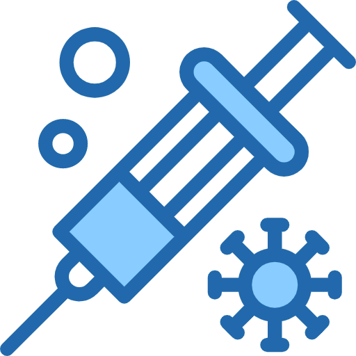Free injection icon two-color style