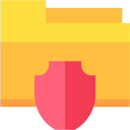 Free Security Folder icon flat style