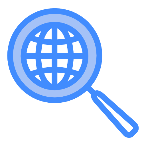 Free Globe icon two-color style