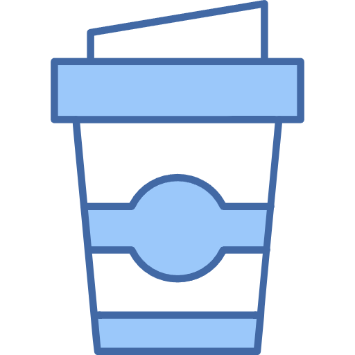 Free Coffee icon two-color style