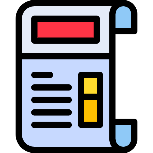 Free Document icon lineal-color style