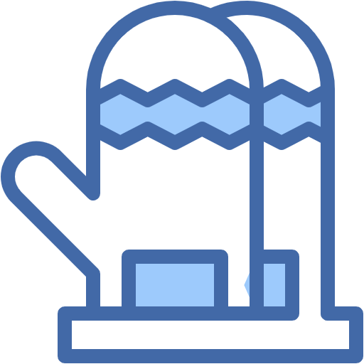 Free Mitts icon two-color style