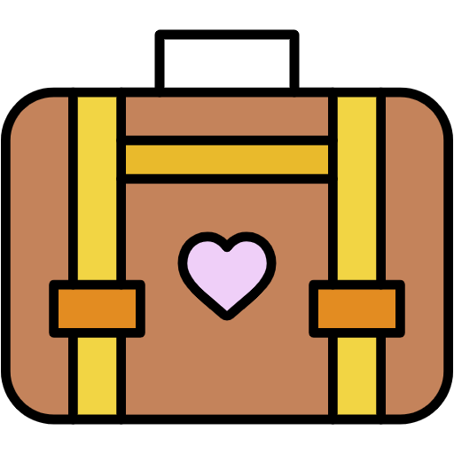 Free Briefcase icon Lineal Color style