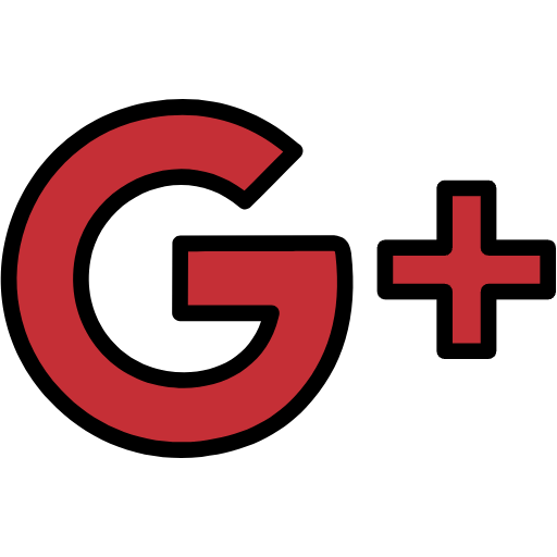 Free Google Plus icon lineal-color style
