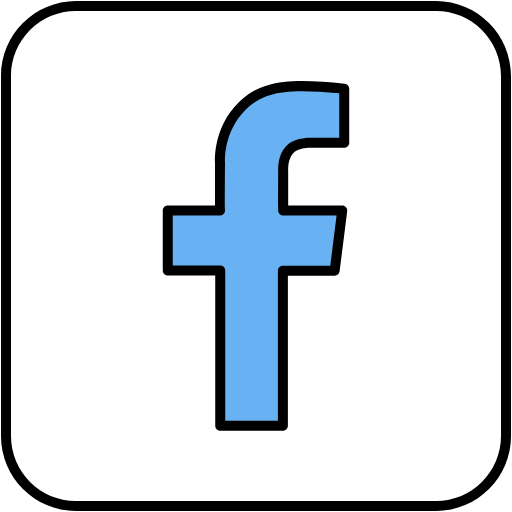 Free Facebook icon lineal-color style