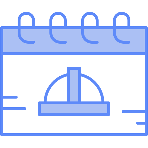 Free construction icon two-color style