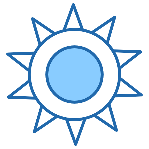 Free Summer icon two-color style