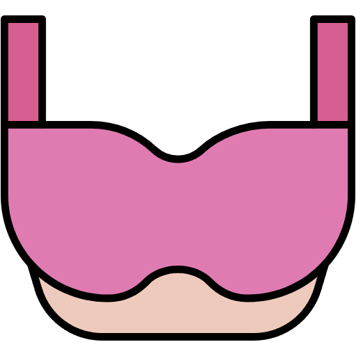 Free Bra icon lineal-color style