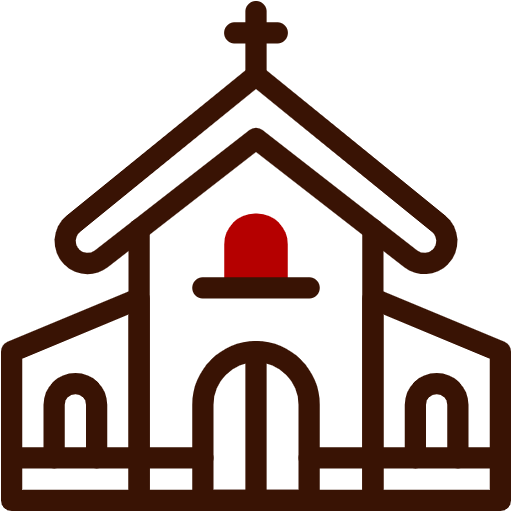 Free Church icon two-color style