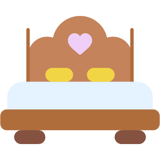 Free Bed icon Flat style