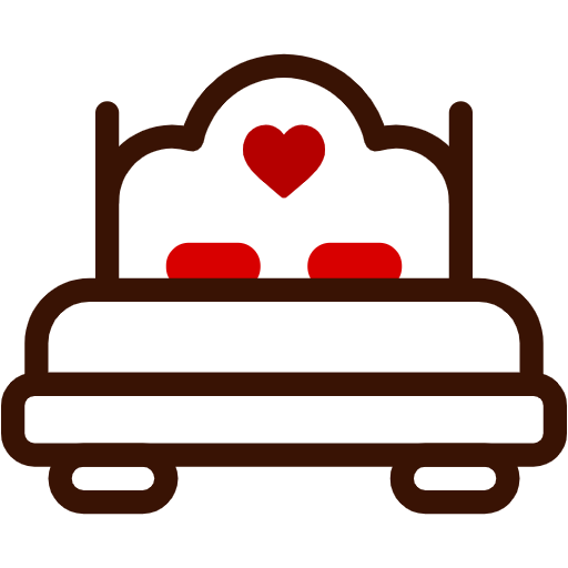 Free Bed icon two-color style