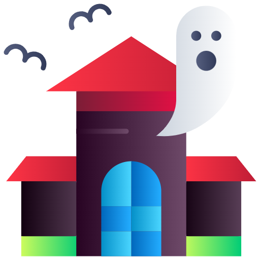 Free Ghost in the House icon Flat style