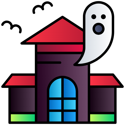 Free Ghost in the House icon Lineal Color style