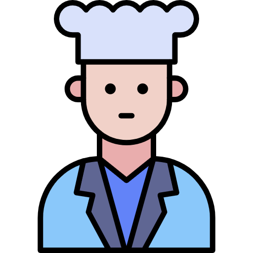 Free Chef icon lineal-color style