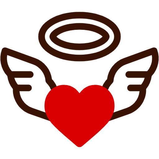 Free Angel icon two-color style