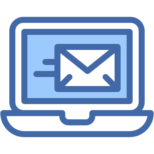 Free Email Marketing icon two-color style