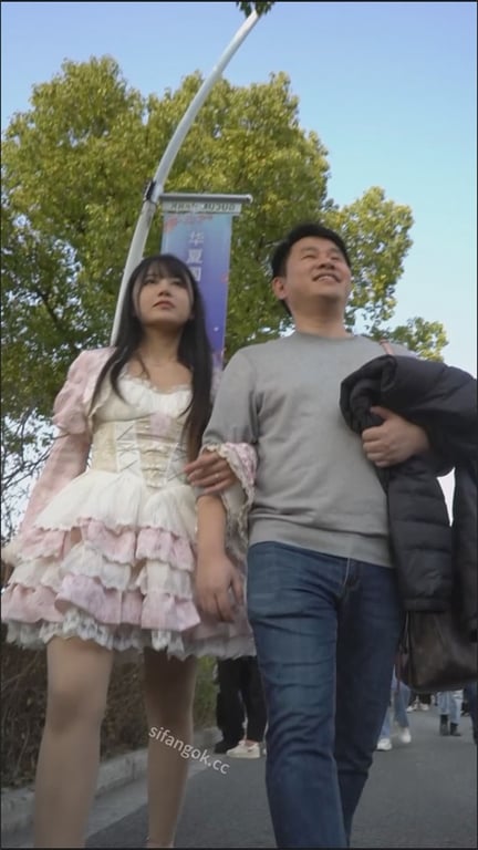 爆款推荐公园偷拍极品靓女！泡泡裙高跟肉丝透明内裤骚浪到爆，龟奴爽射一脸幸福1V1 配图3
