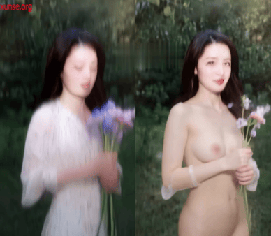 【AI脱衣】明星脱衣系列李沁掌公主氺 配图2