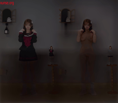 【AI脱衣】网红美女脱衣系列慕慕有奶糖（第三弹）自带温柔治愈气息的奶舔少女氺 配图2